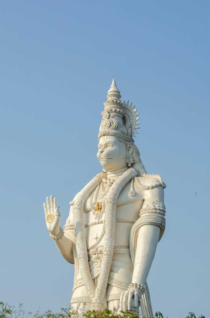 Paritala Anjaneya Statue, one of the tallest statues in India.