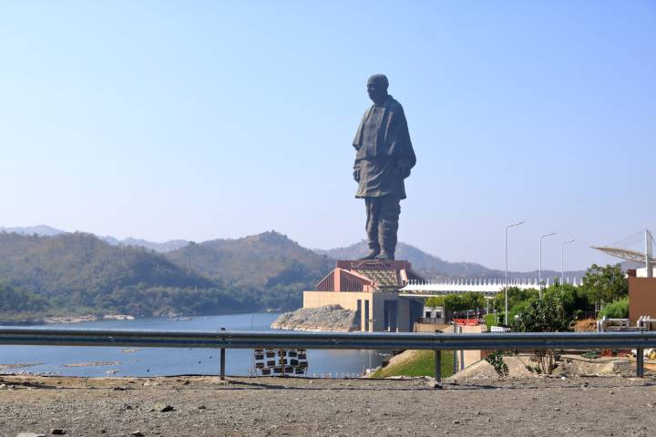 Statue of Unity representing Sardar Vallabhbhai Patel is the tallest statue in India