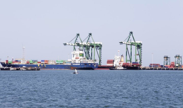Chennai Port, Tamil Nadu - one of the 12 major ports in India.